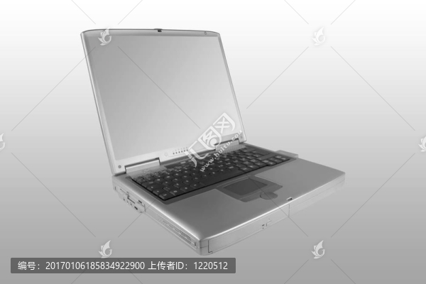 銀色的筆記本電腦