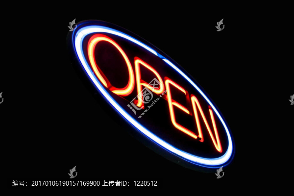 打開霓虹燈