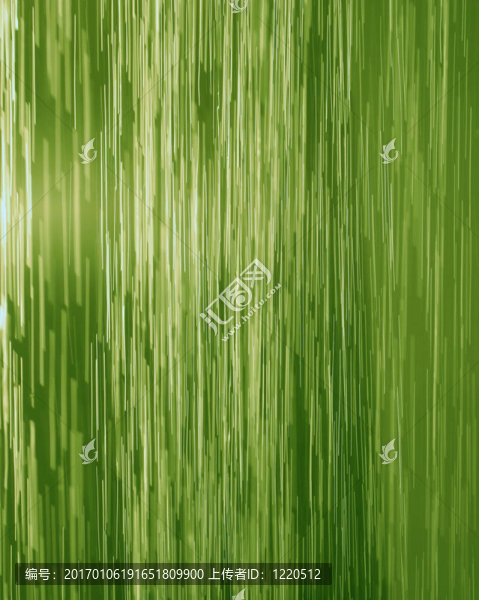 綠色的瀑布