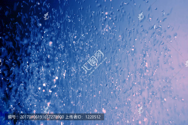 紫色水滴空間