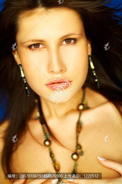 性感的女人肖像