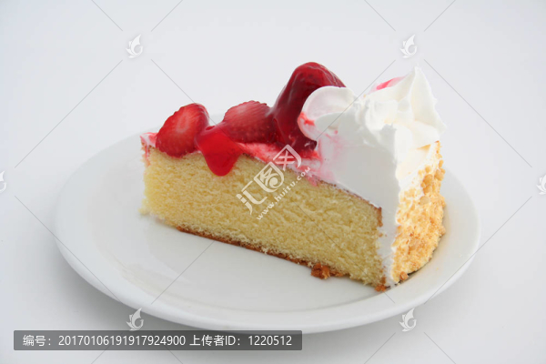 一塊草莓蛋糕