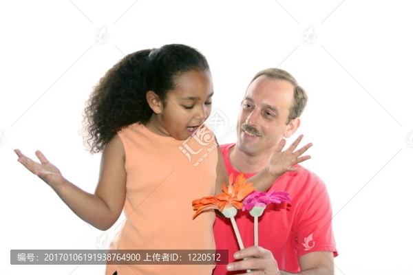 爸爸和女兒