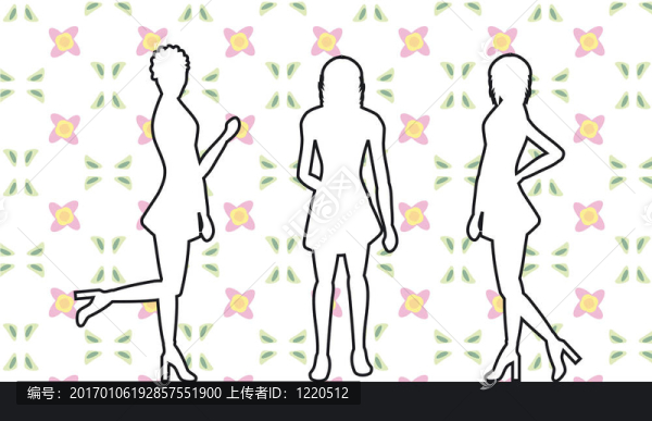 人的剪影