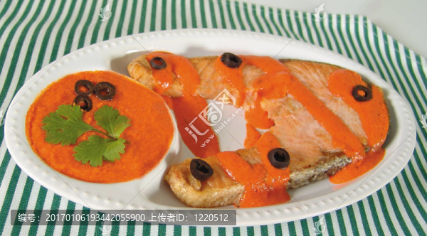 鮭魚牛排