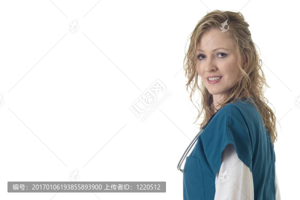 漂亮的金發(fā)女護(hù)士