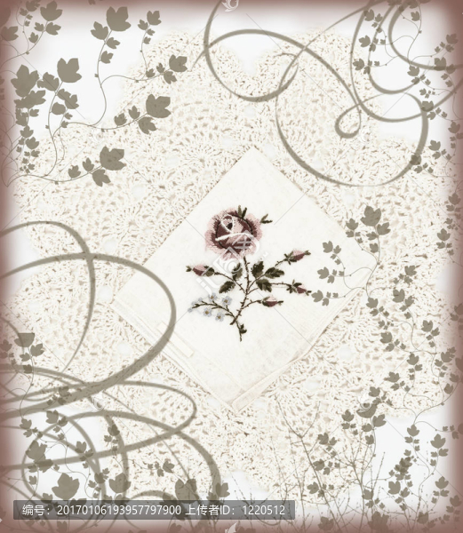 繡花蕾絲