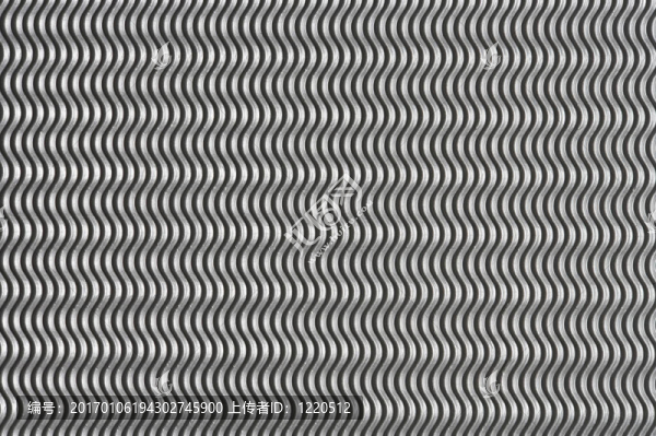 波浪形的