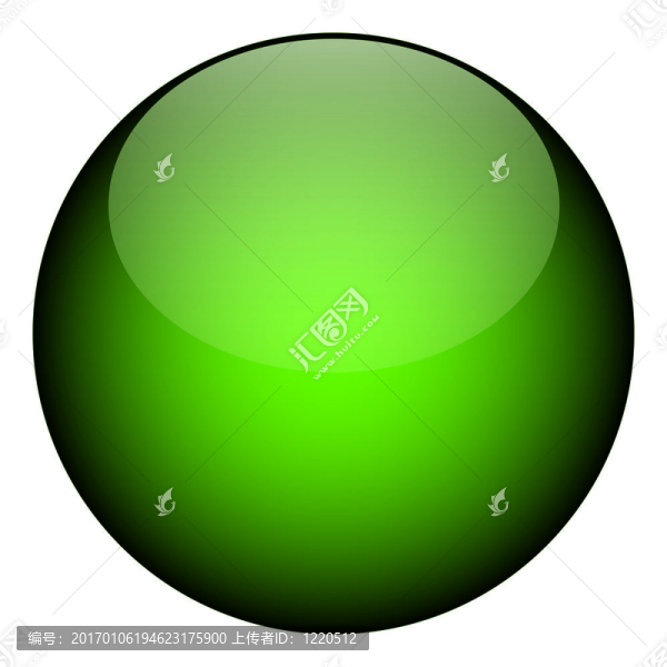 綠色的球