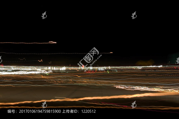 抽象夜燈