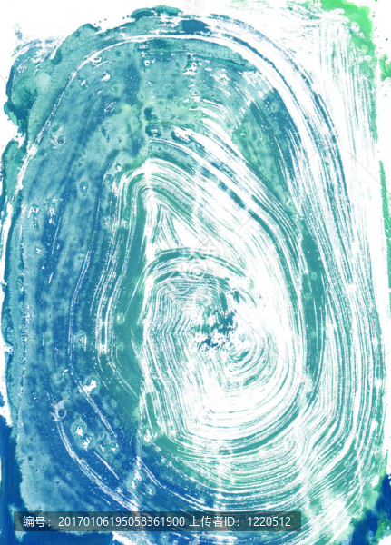 水彩monoprint