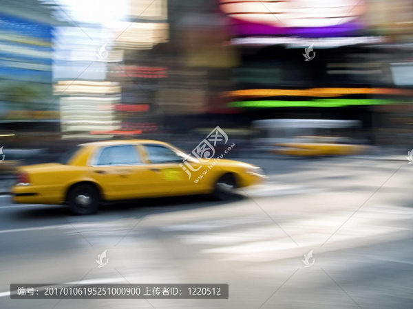 時代廣場的出租車