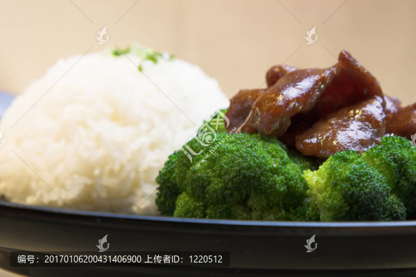 Rice牛肉花椰菜