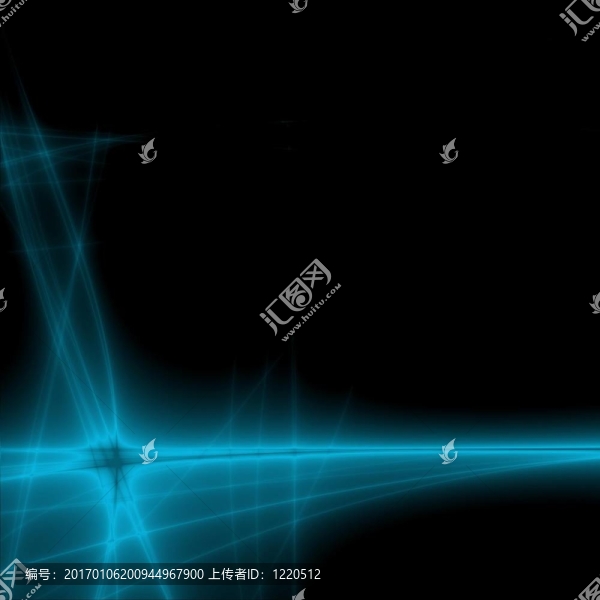 藍(lán)色發(fā)光線