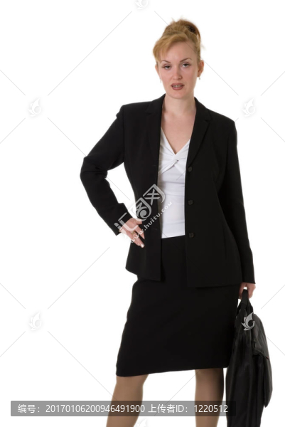 商業(yè)女性手上的臀部