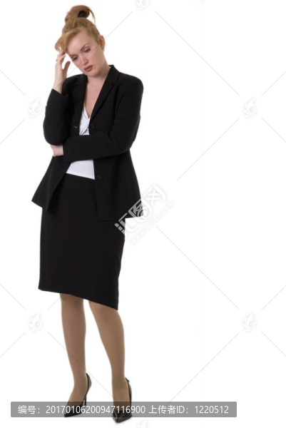 擔(dān)心生意的女人