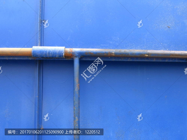 藍(lán)色安全桿