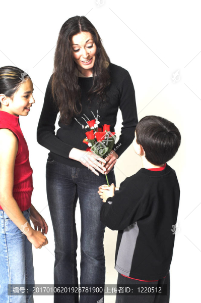 母親節(jié)與兒子和女兒