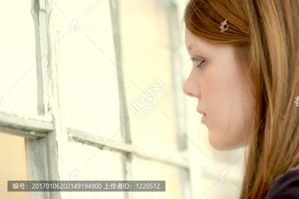 女孩和Windows