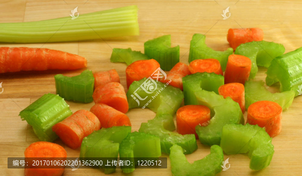 芹菜和胡蘿卜