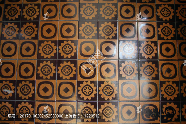 瓷磚的圖案