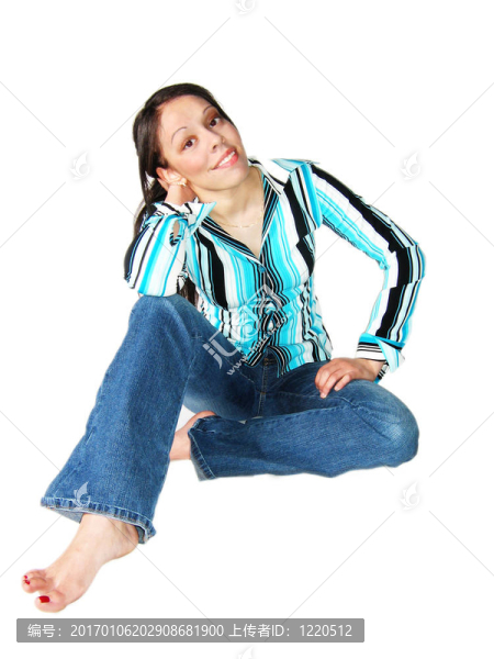 年輕的Hispanic,Woman