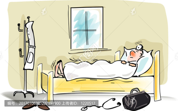 在bed.jpg生病的人