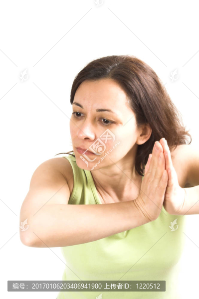 埃及的姿勢的女人