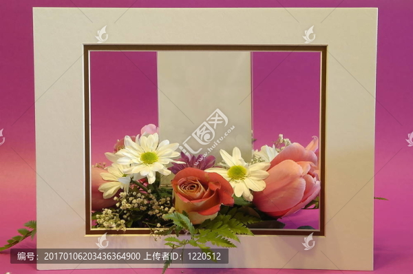 框插花