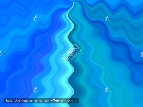 流動的波浪