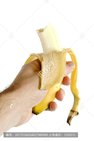 吃了一半的香蕉