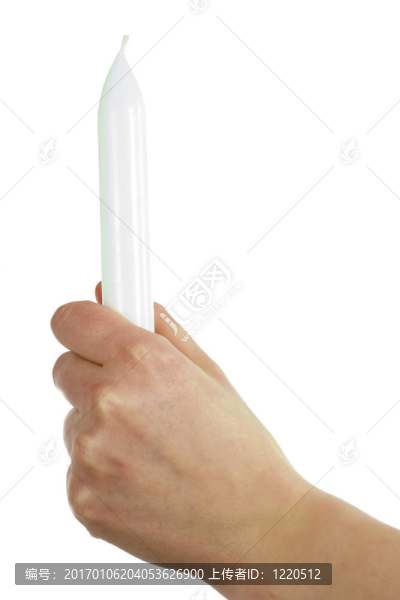 手持蠟燭