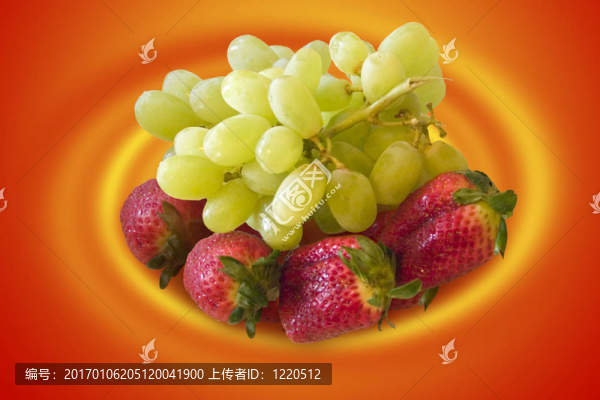 葡萄草莓swirrls