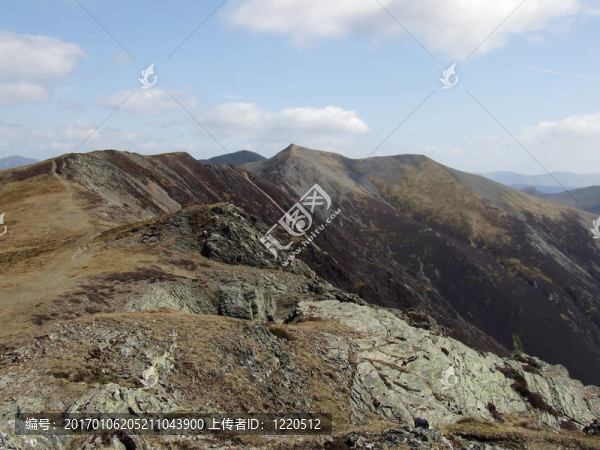 從hopegill頭觀；英格蘭湖區(qū)；英國(guó)
