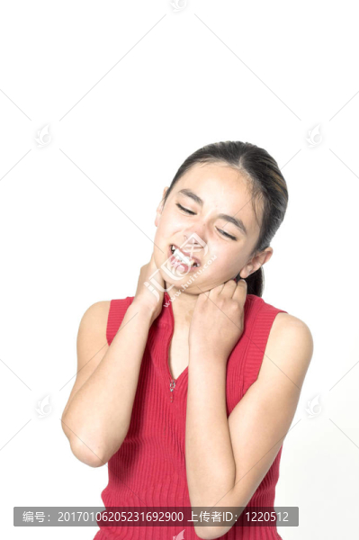 悲傷的少女