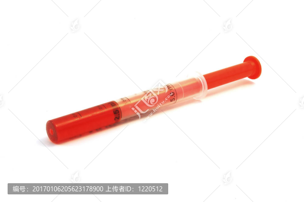 橙色的滴管