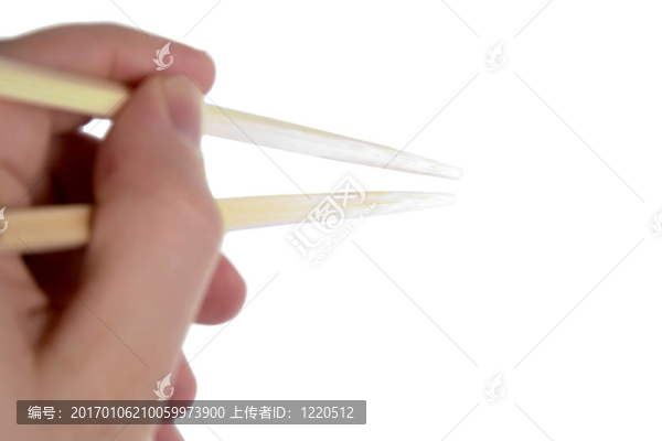 手用筷子