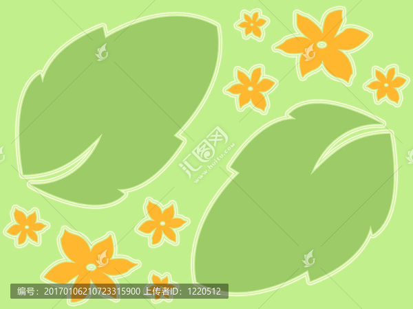橙色的花