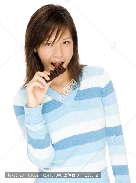 咬巧克力