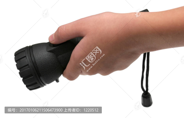 拿著手電筒