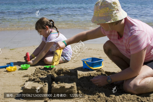 母親和女兒