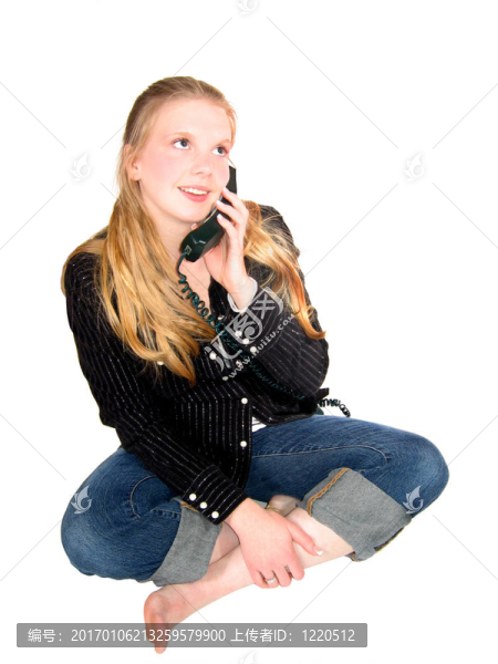 十幾歲的女孩的電話