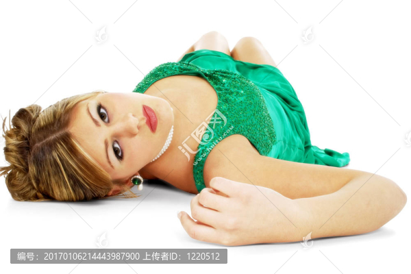 美麗的Young,Woman