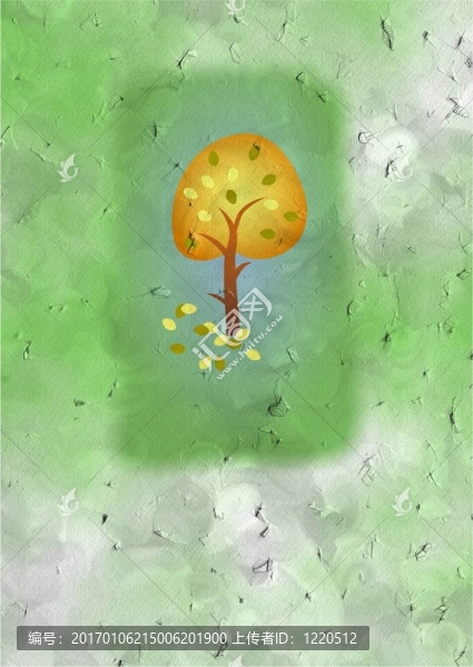 秋天的樹卡