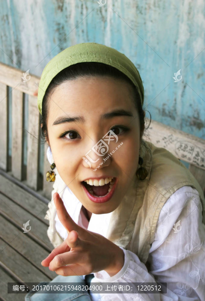 美麗的韓國女孩