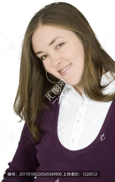 美麗的隨便的女孩