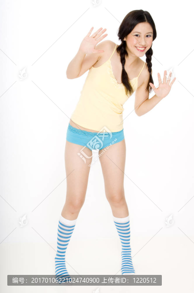 快樂的女孩