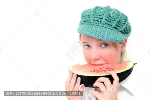 西瓜的女孩