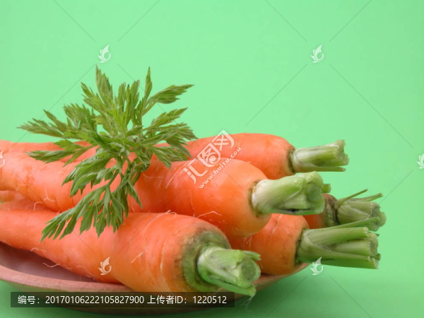 新鮮的胡蘿卜