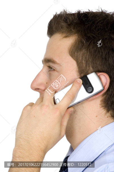 電話上的商人